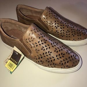 Roper Leather Slip-Ons